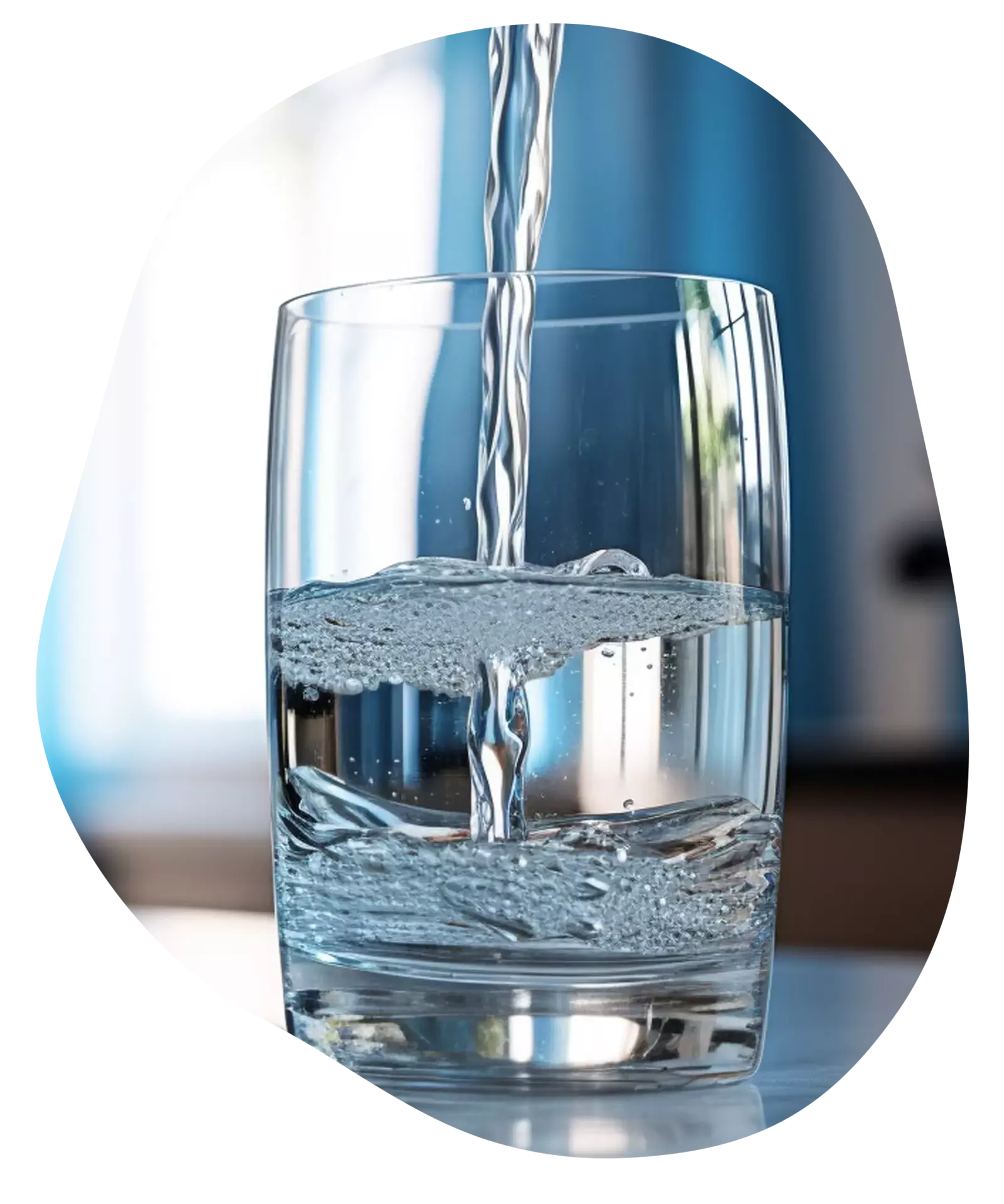 verre d'eau du robinet